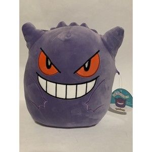 Pokemon Gengar Squishmallow Plush NEW 10" w/Tags In Hand Squishmallows 2023!